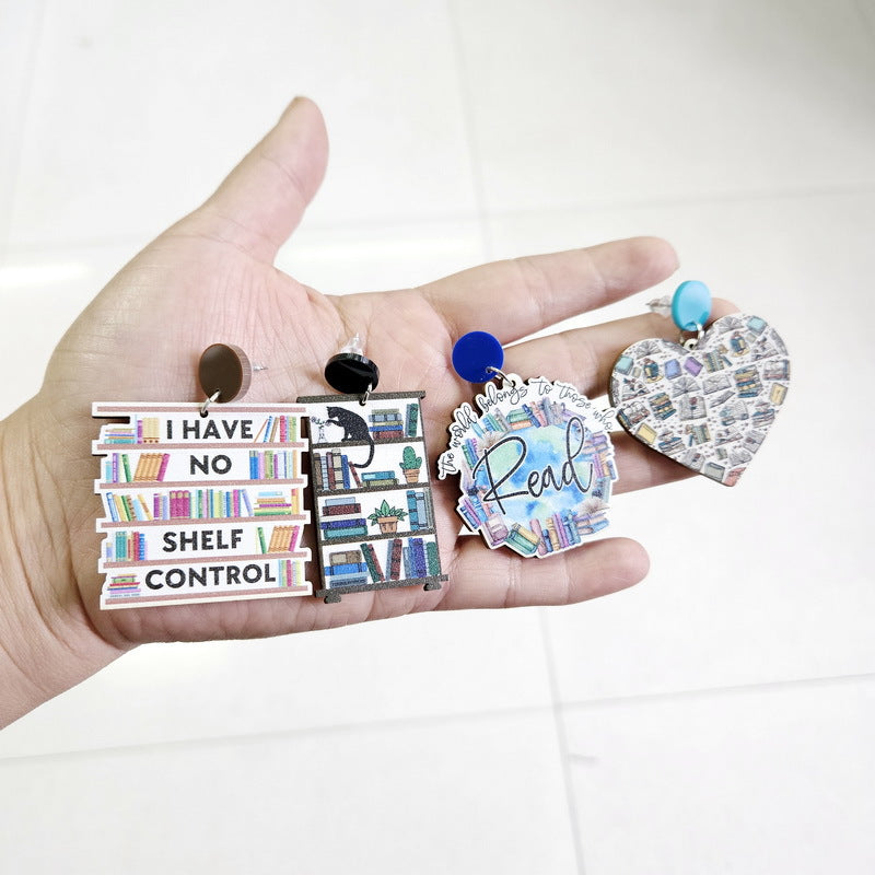 Pendientes de madera de la temporada de graduación de estantería de estabilización al por mayor